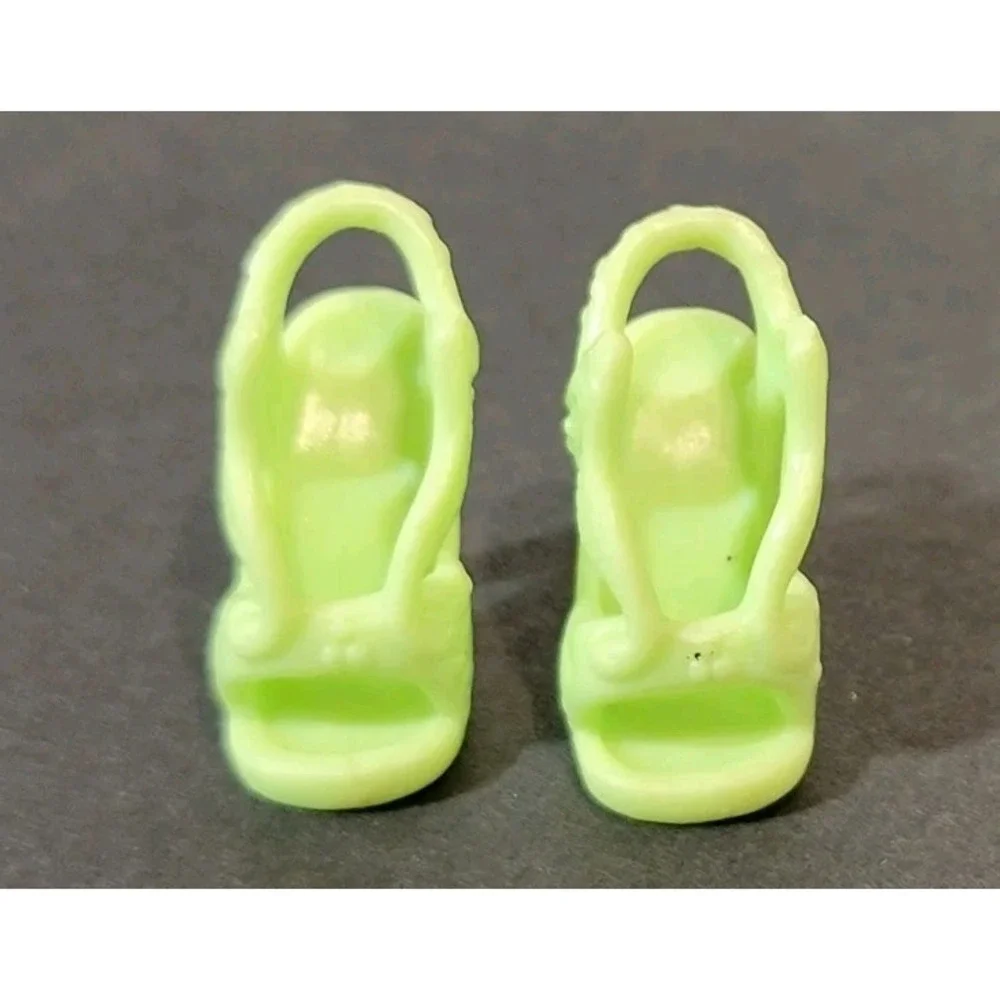 Barbie Light‎ Green High Heels Straps Shoes Little Mermaid Ariel Accessory